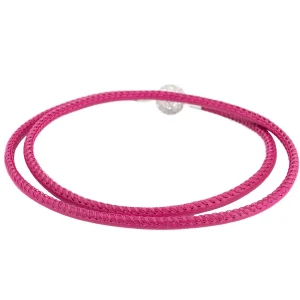 Jorg Heinz Jörg Heinz Leather Necklace Pink