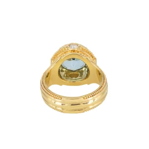 Kent Raible Aquamarine Cocktail Ring