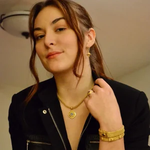 Kent Raible Flying Saucer Earrings