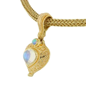 Kent Raible Moonstone Opal Pendant