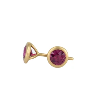 Kimberly Collins Round Ruby Studs