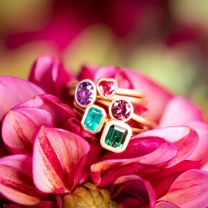 Kimberly Collins Ruby Heart Yumdrop Ring