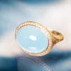 Lauren K Aquamarine Ring