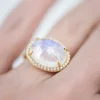 Lauren K Moonstone Ring