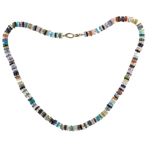 Lauren K Multi Rondelle Necklace