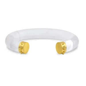 Loren Nicole Rock Crystal Hellenic Bangle