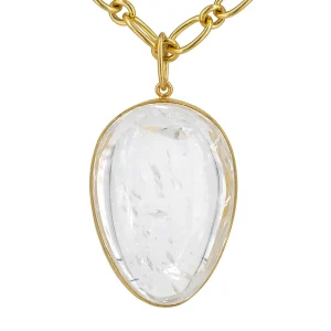 Loren Nicole Rock Crystal Amulet