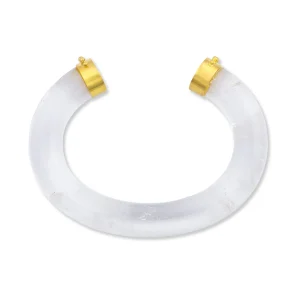 Loren Nicole Rock Crystal Hellenic Bangle