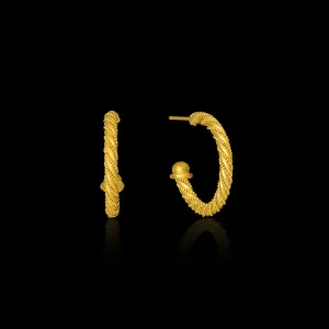 Loren Nicole Viking Twist Hoops