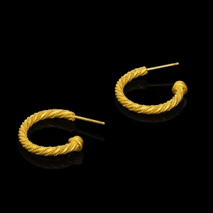 Loren Nicole Viking Twist Hoops