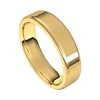Alchemy 5mm Flat Yellow Gold Band