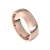 Alchemy 5mm Half Round Rose Gold Band