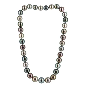 Alchemy Multi Color Dark Tahitian Pearl Necklace