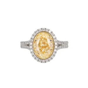 Alchemy Oval 3.05 Carat Diamond Ring