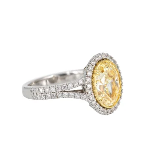 Alchemy Oval 3.05 Carat Diamond Ring