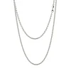 Alchemy 24" Platinum 3.0mm Cable Chain