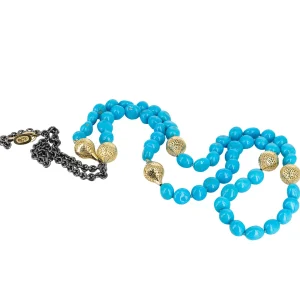 Ray Griffiths Turquoise Crownwork Necklace