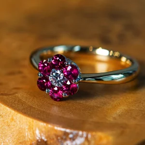 Alchemy Ruby Flower Ring