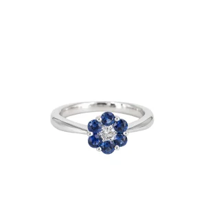 Alchemy Sapphire Flower Ring