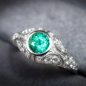Sebastien Barier Emerald Ring