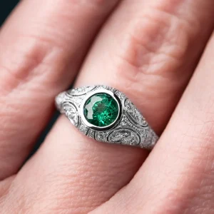 Sebastien Barier Emerald Ring