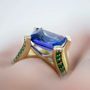 Alchemy Tanzanite & Tsavorite Ring