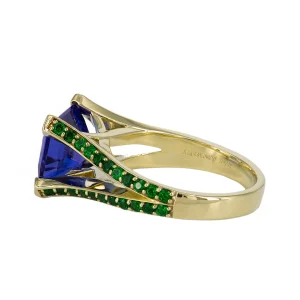Alchemy Tanzanite & Tsavorite Ring