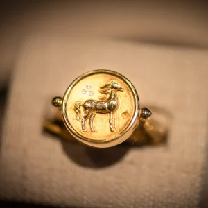 Temple St. Clair Horse Coin Ring