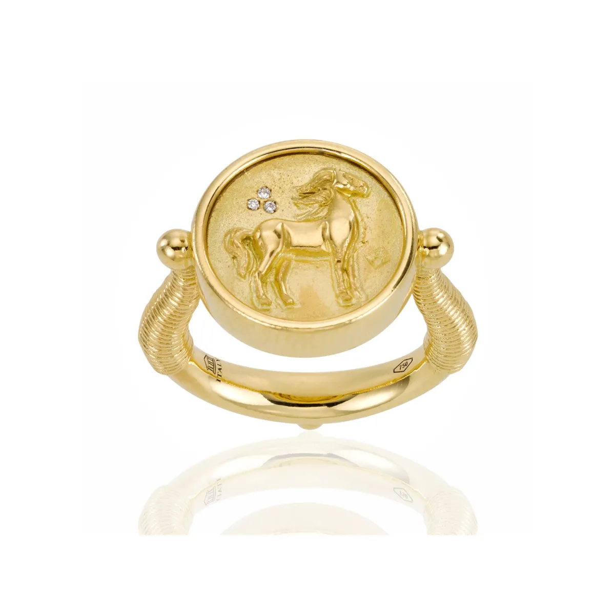 temple_st_clair_horse_coi_1.webp Temple St. Clair Horse Coin Ring