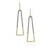 Todd Reed Autumn Diamond Mixed Metal Earrings