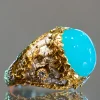 Victor Velyan Blue Laguna Agate Ring