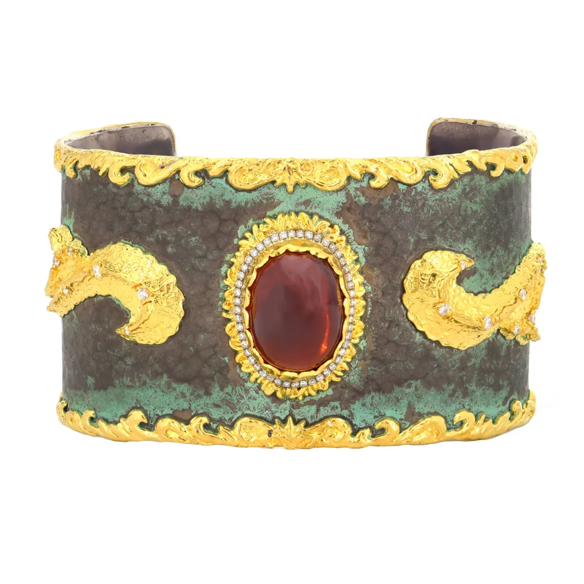 victor_velyan_garnet_cuff_4.webp Victor Velyan Garnet Cuff