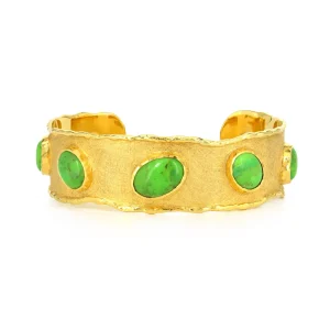 Victor Velyan Green Turquoise Cuff