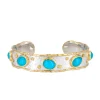 Victor Velyan Laguna Blue Agate Cuff