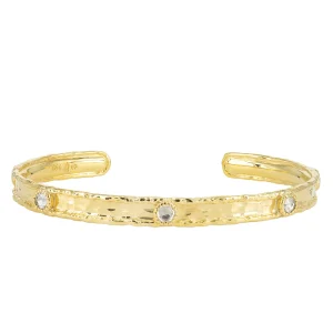 Victor Velyan White Sapphire Cuff