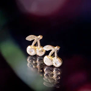 Victoria Cunningham Cherry Studs