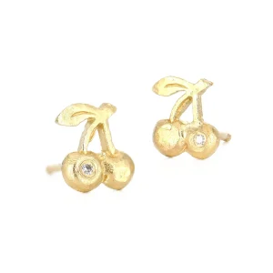 Victoria Cunningham Cherry Studs