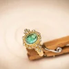 Zaffiro Mint Green Tourmaline Ring