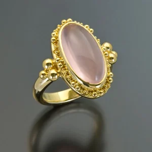 Zaffiro Rose Quartz Ring